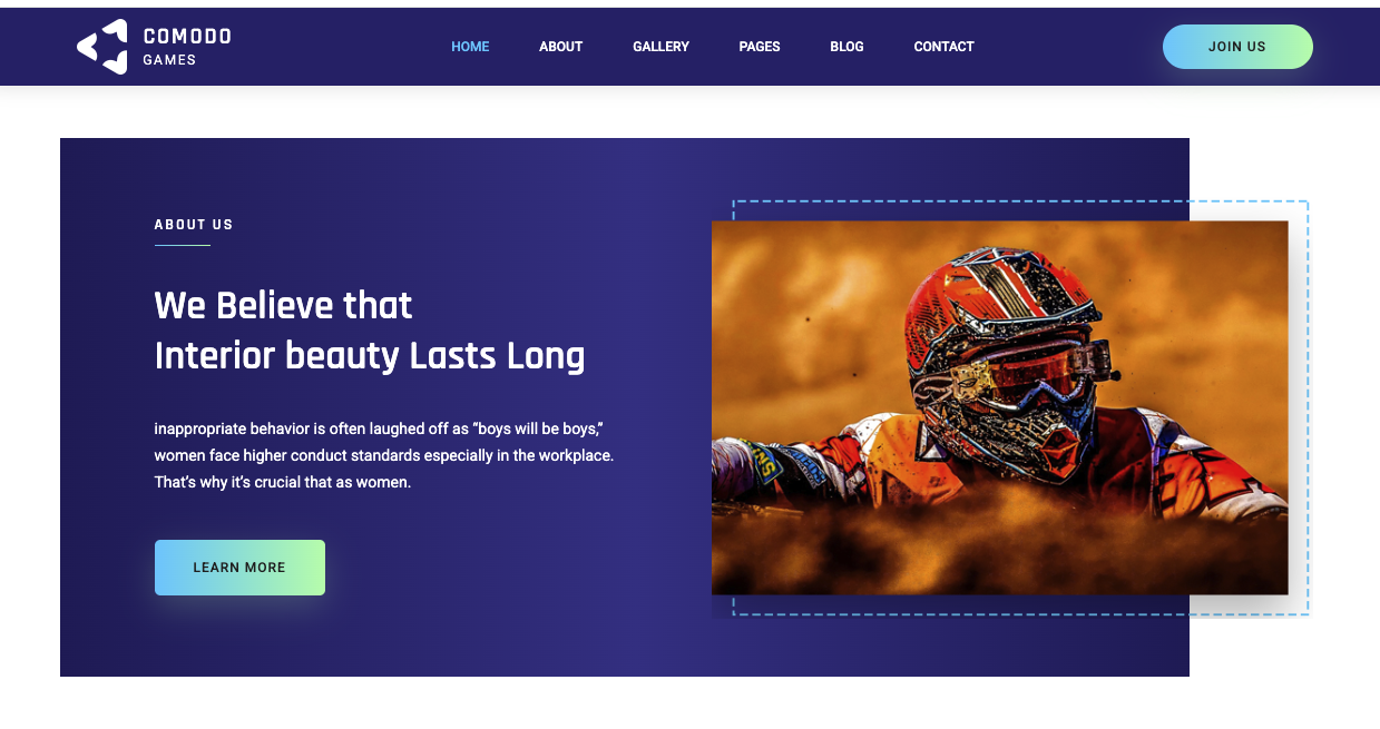 赛车手站点纯html